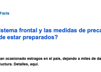 EMOL | Balance del sistema frontal y las medidas de precaución: ¿Hay formas de estar preparados?