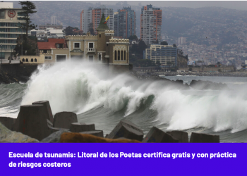 El Desconcierto | Escuela de tsunamis: Litoral de los Poetas certifica gratis y con práctica de riesgos costeros