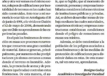 El Mercurio de Valparaíso | Lecciones no aprendidas