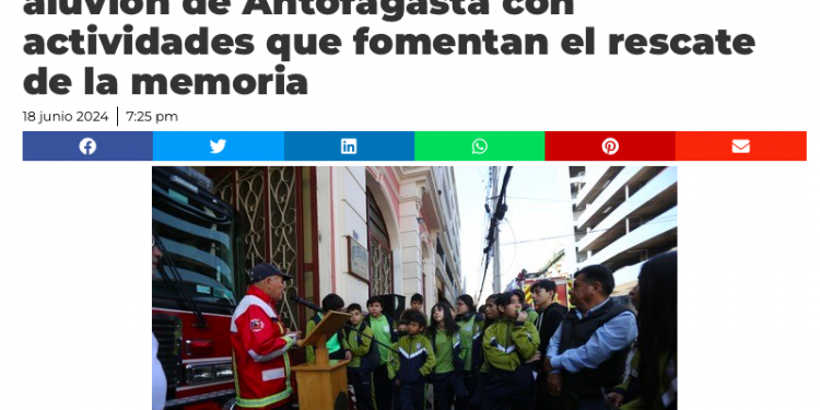 G5 Noticias | AdaptaClima conmemoró 33 años del aluvión de Antofagasta con actividades que fomentan el rescate de la memoria