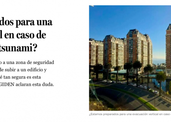 La Tercera | ¿Estamos preparados para una evacuación vertical en caso de mega terremoto y tsunami?
