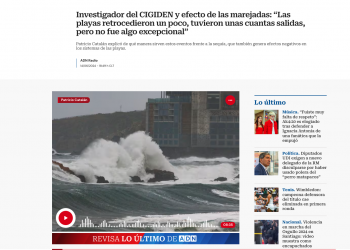Radio ADN | Investigador del CIGIDEN y efecto de las marejadas: “Las playas retrocedieron un poco, tuvieron unas cuantas salidas, pero no fue algo excepcional”