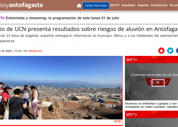Soy Antofagasta | Estudio CIGIDEN presenta resultados sobre riesgos de aluvión en Antofagasta