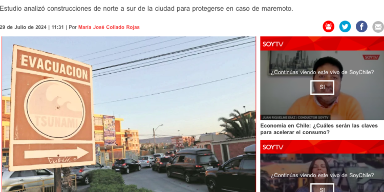 SoyChile.cl | Tsunami: 12 edificios serían potencialmente seguros para evacuación vertical en Arica