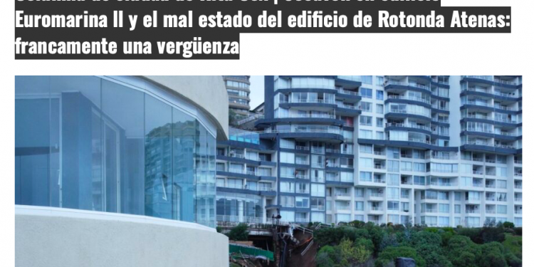 The Clinic | Columna de ciudad de Rita Cox | Socavón en edificio Euromarina ll y el mal estado del edificio de Rotonda Atenas: francamente una vergüenza