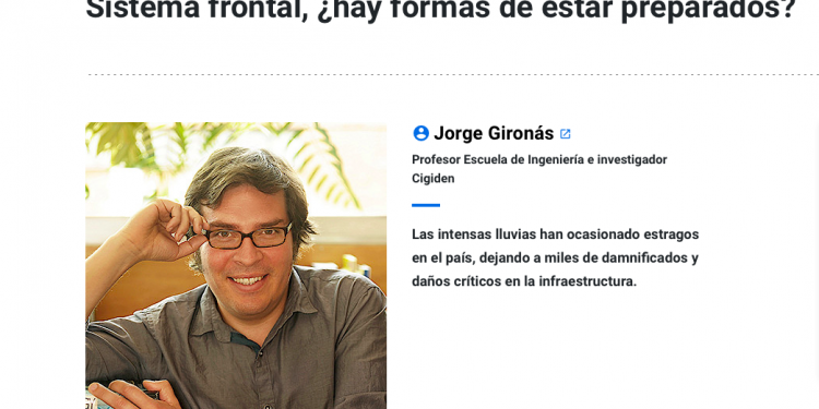 UC.cl | Sistema frontal, ¿hay formas de estar preparados?