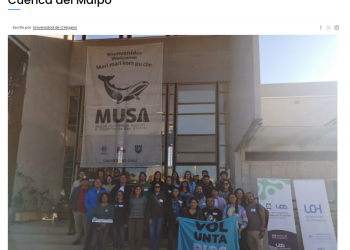 UOH | Investigadores, activistas y organizaciones ciudadanas se reúnen en el segundo Encuentro Científico de la Cuenca del Maipo