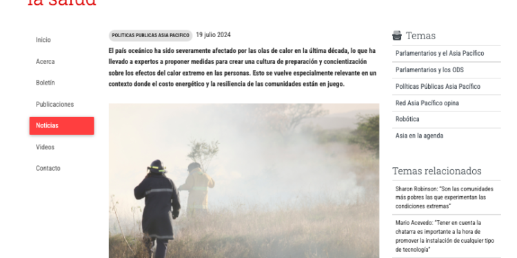 BCN | Australia y las olas de calor: una alerta para proteger la salud