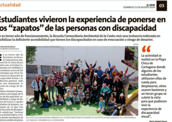 El Líder de San Antonio | Estudiantes vivieron la experiencia de ponerse en los «zapatos» de las personas con discapacidad