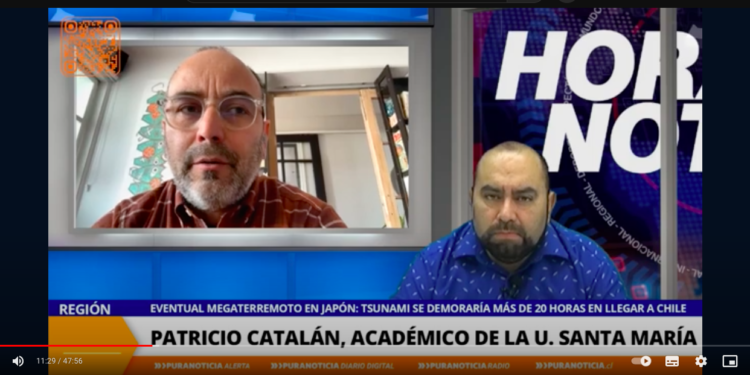 Puranoticia TV | Patricio Catalán explica sobre el Terremoto de Nankai