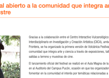 UFRO | UFRO impulsa festival abierto a la comunidad que integra arte y ciencias de la tierra en la zona lacustre