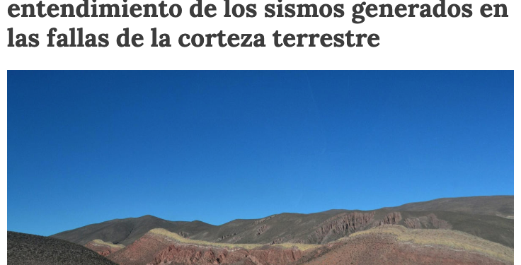 Vertice TV | Geólogos chilenos aportan al entendimiento de los sismos generados en las fallas de la corteza terrestre