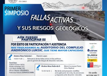 Primer Simposio «Fallas Activas y sus Riesgos Geológicos en Chile»