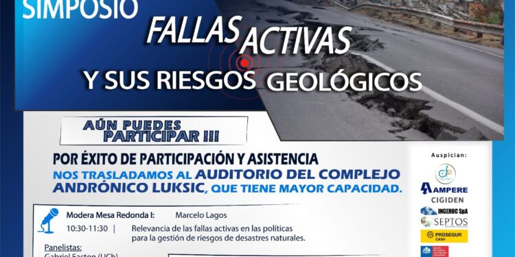 Primer Simposio «Fallas Activas y sus Riesgos Geológicos en Chile»